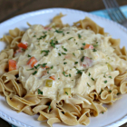 Slow Cooker Creamy Chicken and Noodles