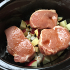 Slow Cooker Pork Chops, Apples, and Onions