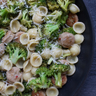 Skillet Orecchiette with Sausage and Broccoli