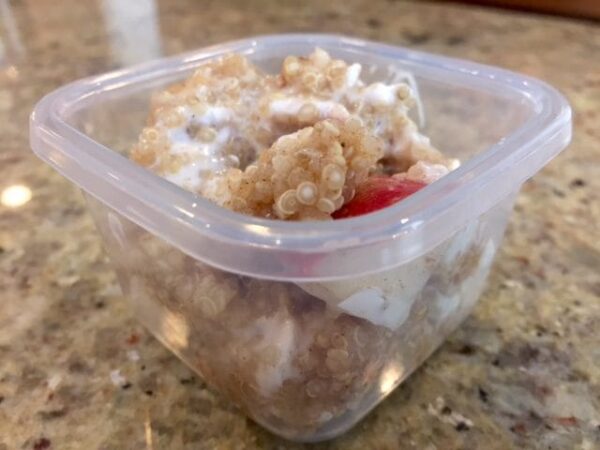 Cinnamon Apple Quinoa Parfait