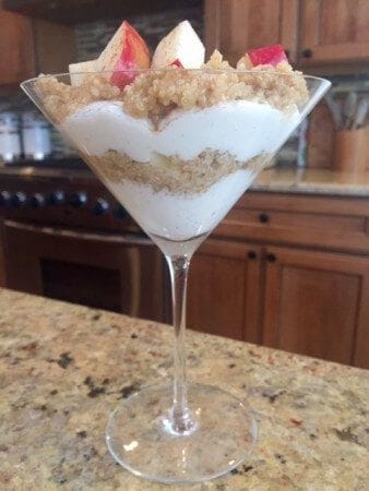 Cinnamon Apple Quinoa Parfait