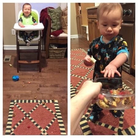 5 Ways to Stop Toddler Food Throwing @katieserbinski