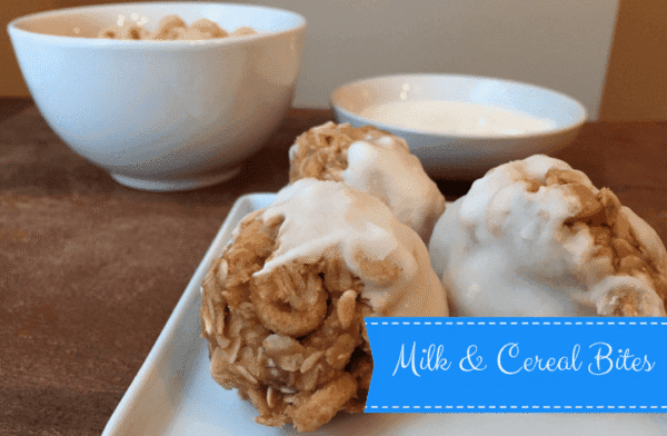 Milk and Cereal Bites @katieserbinski