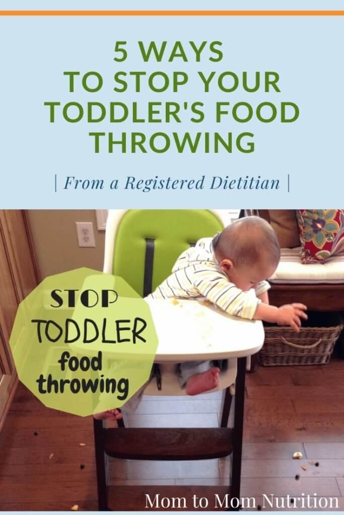 Feeding a toddler takes patience for a variety of reasons. Learn five tips to stop one of the greatest challenges, food throwing.
