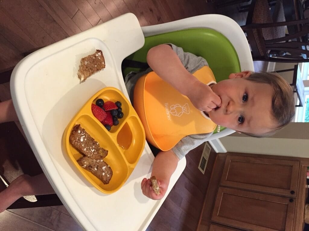 Baked French Toast Sticks @katieserbinski