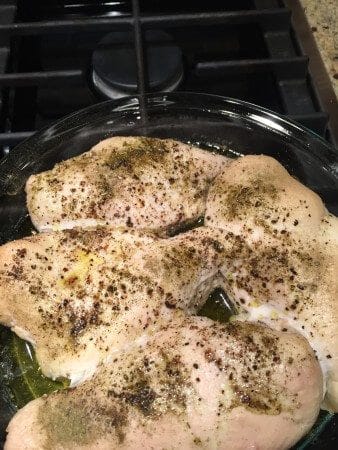 IMG_2740 - Mom to Mom Nutrition Whether it's stuffed in tacos, topped on salad greens, or baked in casseroles, a batch of this simple shredded chicken will help make mealtime happen in minutes!