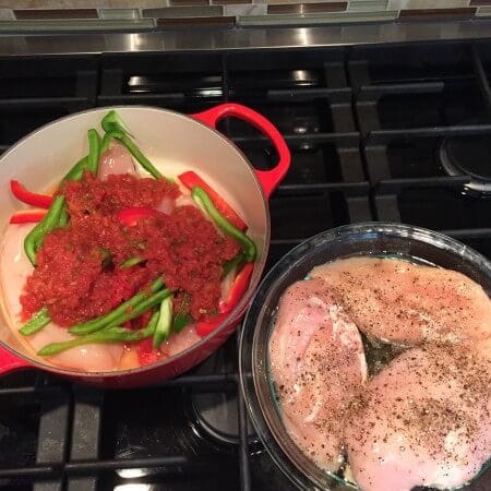 IMG_3859 - Mom to Mom Nutrition Whether it's stuffed in tacos, topped on salad greens, or baked in casseroles, a batch of this simple shredded chicken will help make mealtime happen in minutes!