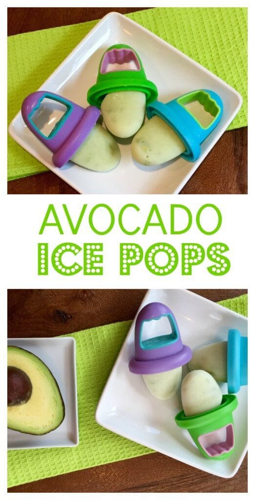 Avocado Ice Pops are made with simple ingredients like avocado, cottage cheese, and yogurt combined to make one tasty frozen treat.