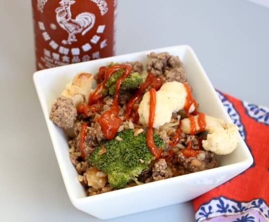 IMG_1600 (1) - Mom to Mom Nutrition Super fast Beef and Broccoli Stir-Fry makes busy weeknight meals seem effortless. Packed with simple, fresh ingredients, protein-rich lean beef and a three-ingredient sauce.