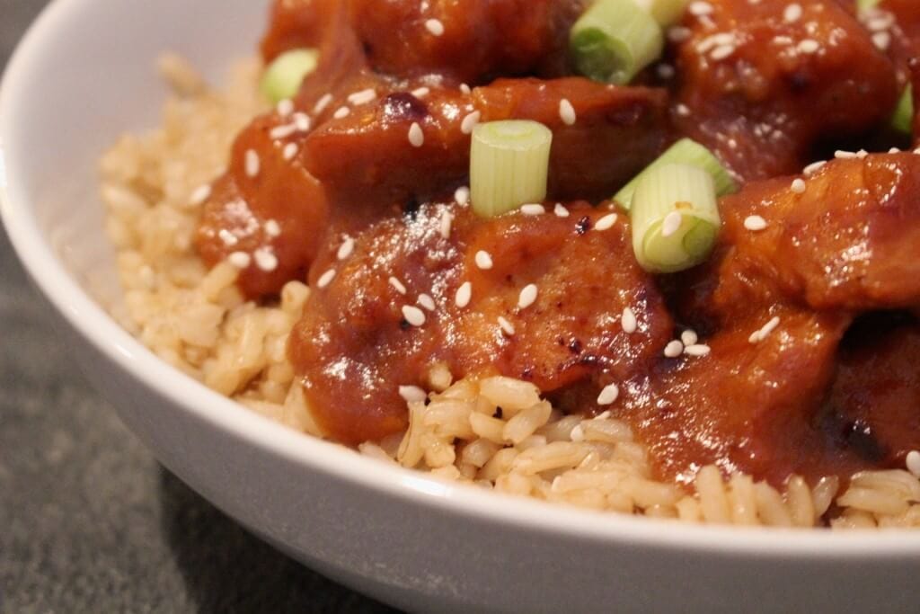 Slow cooker honey orange chicken gives you the taste and flavor of Chinese takeout without all the breading and oil!