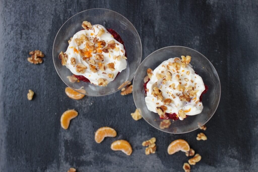 Not sure what to do with leftover cranberry sauce? Make this simple cranberry sauce parfait with vanilla Greek yogurt!