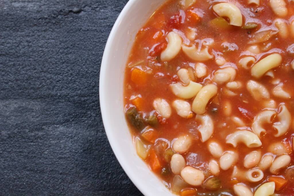 Toss fresh veggies, Italian seasonings and beans in the slow cooker to make one hearty and flavorful slow cooker minestrone soup!