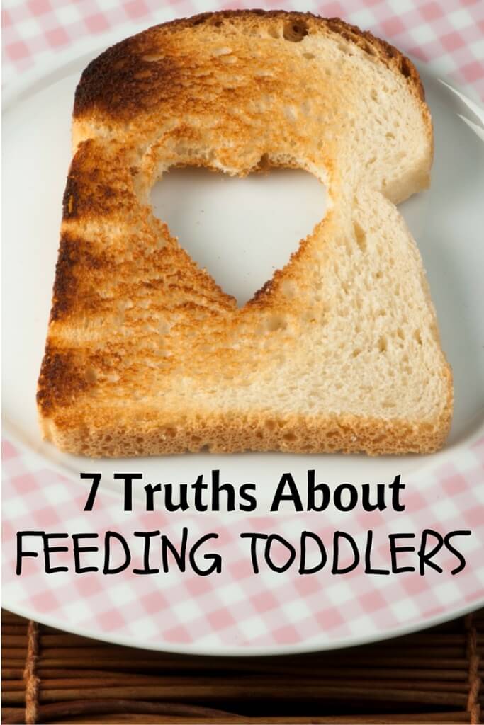 Feeding toddlers is one tough job… but somebody’s gotta do it! Here are some truths to keep your sanity [and sense of humor] when it comes to feeding your little one.