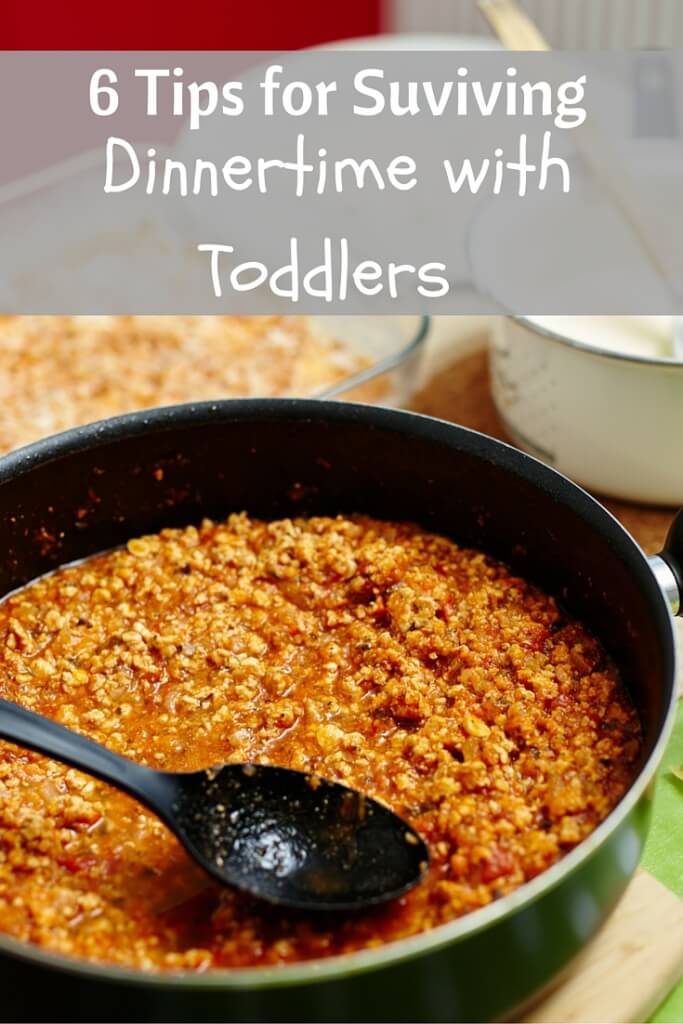 Dinner isn't always the easiest time of day with toddlers. Learn some tips and tricks for surviving dinnertime with your toddler, and getting them to try one or two foods too! 