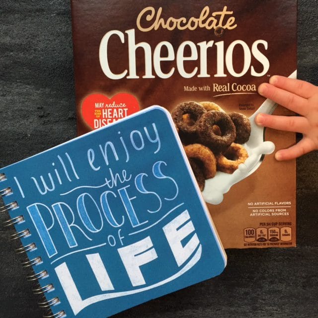 FullSizeRender - Mom to Mom Nutrition Katie: "I have been enjoying a bowl or two of cereal at night and writing down some high's and low's from the day in my "process of life" journal!"
