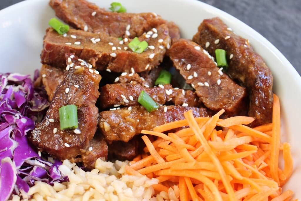 Slow Cooker Asian Beef is tender, flavorful, and an easy alternative to a Chinese takeout version. Add your favorite veggies and whole grains for a one-pot meal!