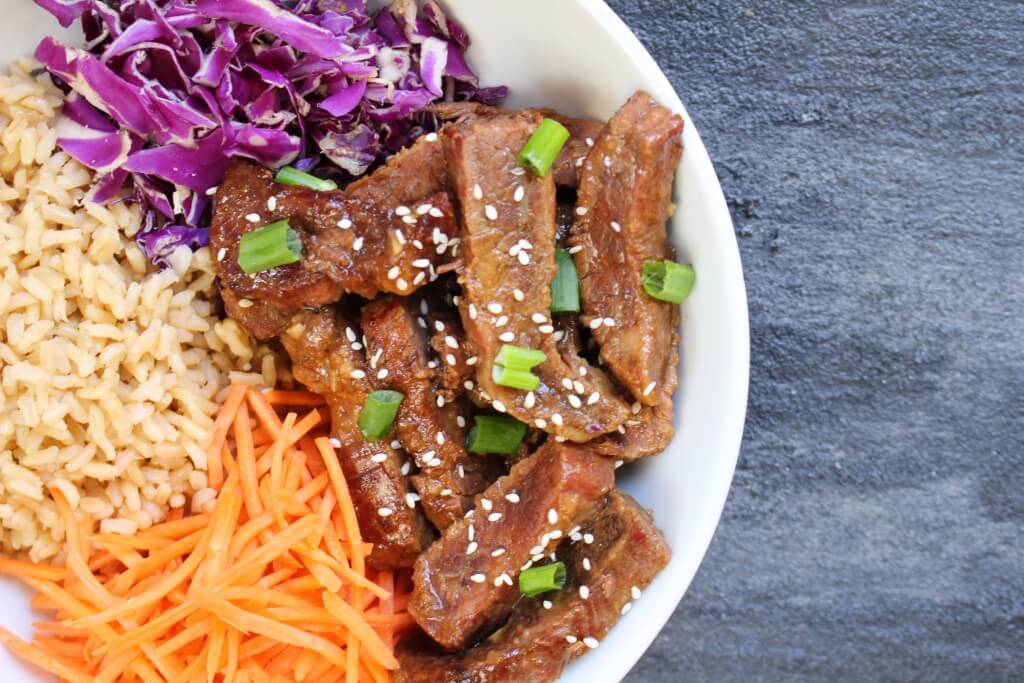Slow Cooker Asian Beef is tender, flavorful, and an easy alternative to a Chinese takeout version. Add your favorite veggies and whole grains for a one-pot meal!