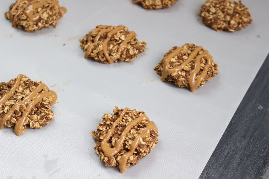 IMG_2715 - Mom to Mom Nutrition Lower in sugar than store bought options, these homemade oatmeal breakfast cookies are filled with healthy ingredients needed to start any busy day!