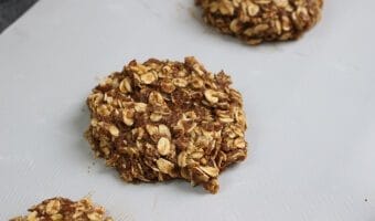 Lower in sugar than store bought options, these homemade oatmeal breakfast cookies are filled with healthy ingredients needed to start any busy day!