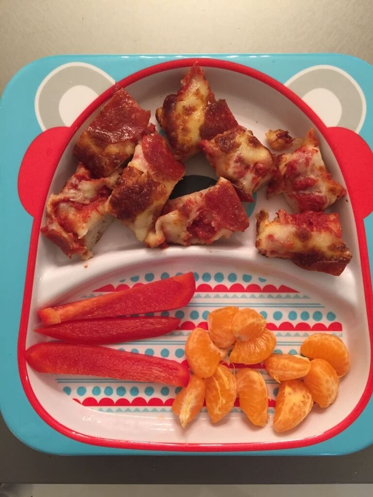 Here's how we balance pizza with other good-for-you ingredients in our house! 