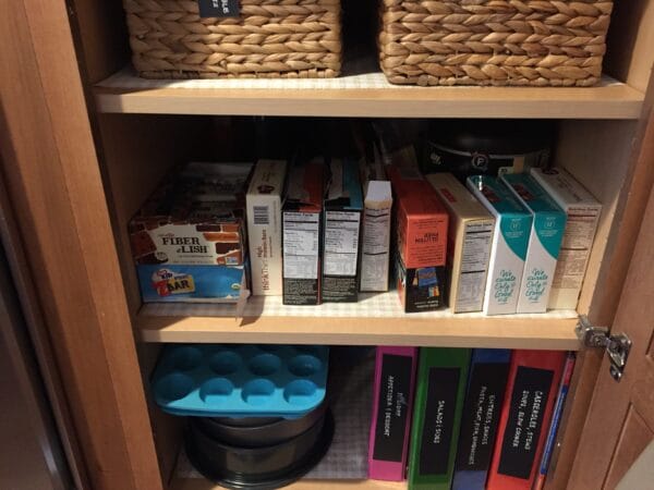 Ted's protein and granola bar section of our pantry might as well be a dessert section. Regardless, if I have a hankering for something sweet post dinner and bedtime, then I might grab a Larabar or Think Thin bar from his stash! 