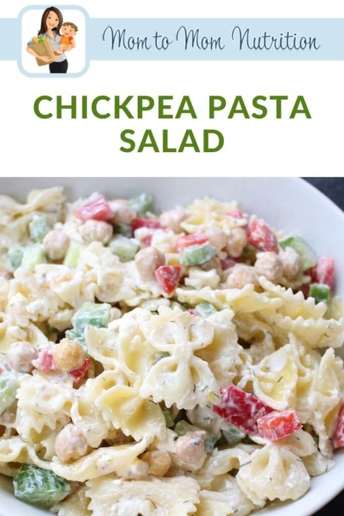 Chickpea Pasta Salad is a fresh and flavorful dish packed with protein, chopped veggies, and whole-grain pasta.