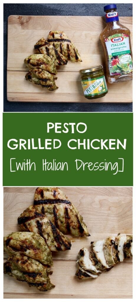 PicMonkey Collage - Mom to Mom Nutrition Italian Pesto Grilled Chicken makes the most of a few store bought staples for one simple and flavorful healthy chicken dish!