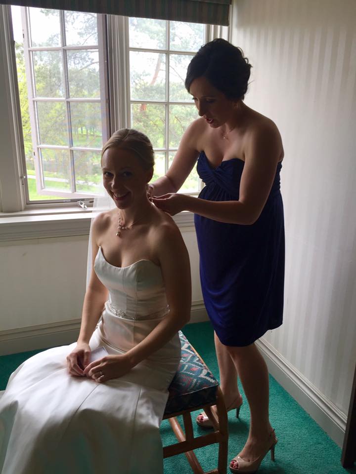 And here we are today. Bump at week 32!  With my beautiful friend Christie on her wedding day. 