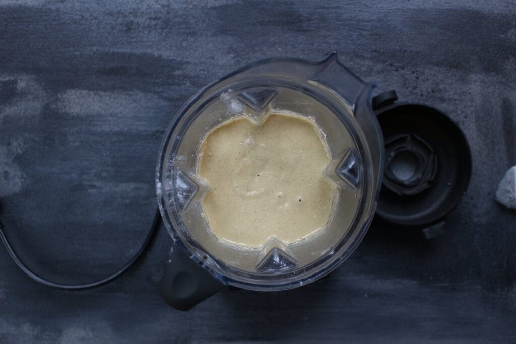 5 Ingredient blender pancakes is a quick and easy recipe that is mixed right in your blender! Perfect for freezing ahead of time and reheating for busy mornings. 