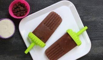 Homemade Fudgsicles are made with simple store-bought ingredients and packed with tons of flavor thanks to chocolate pudding and Greek yogurt!