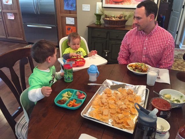 Activity 2 that has brought me to tears with my kids: The mess post dinner. This is a lovely pre-shot! 