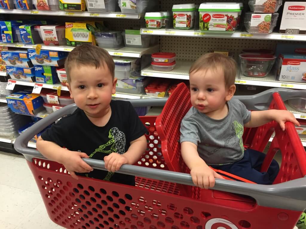 Activity 1 that has brought me to tears with my kids: Target shopping. 