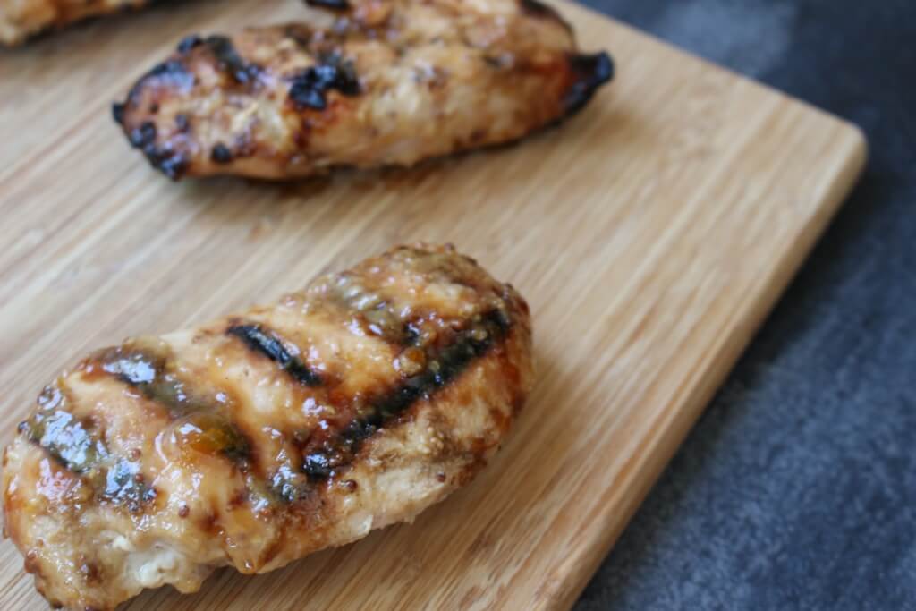 This apricot grilled chicken has just the right amount of sweetness and tang thanks to one simple marinade made with pantry staple ingredients! 
