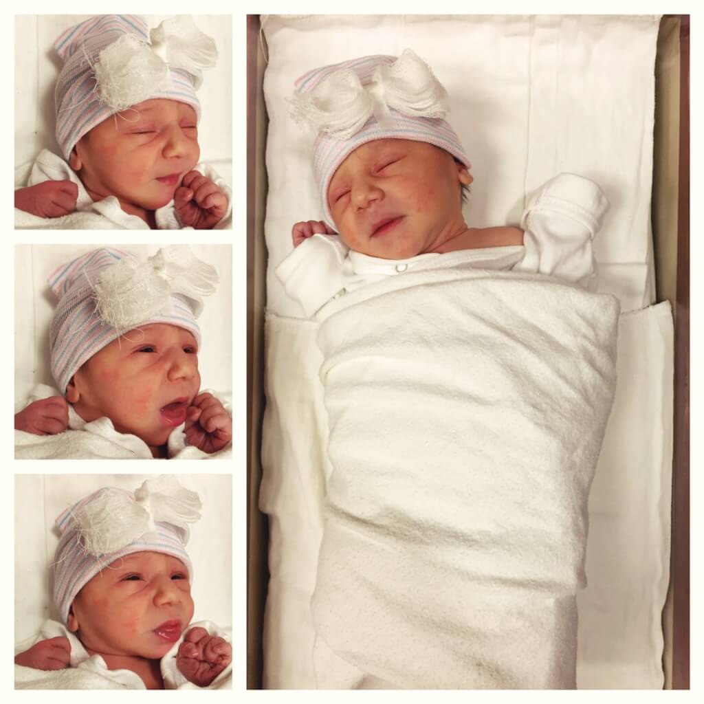 IMG_1109 - Mom to Mom Nutrition Our sweet peanut, with the coolest gauze bow made by the best nurses at Beaumont Hospital!