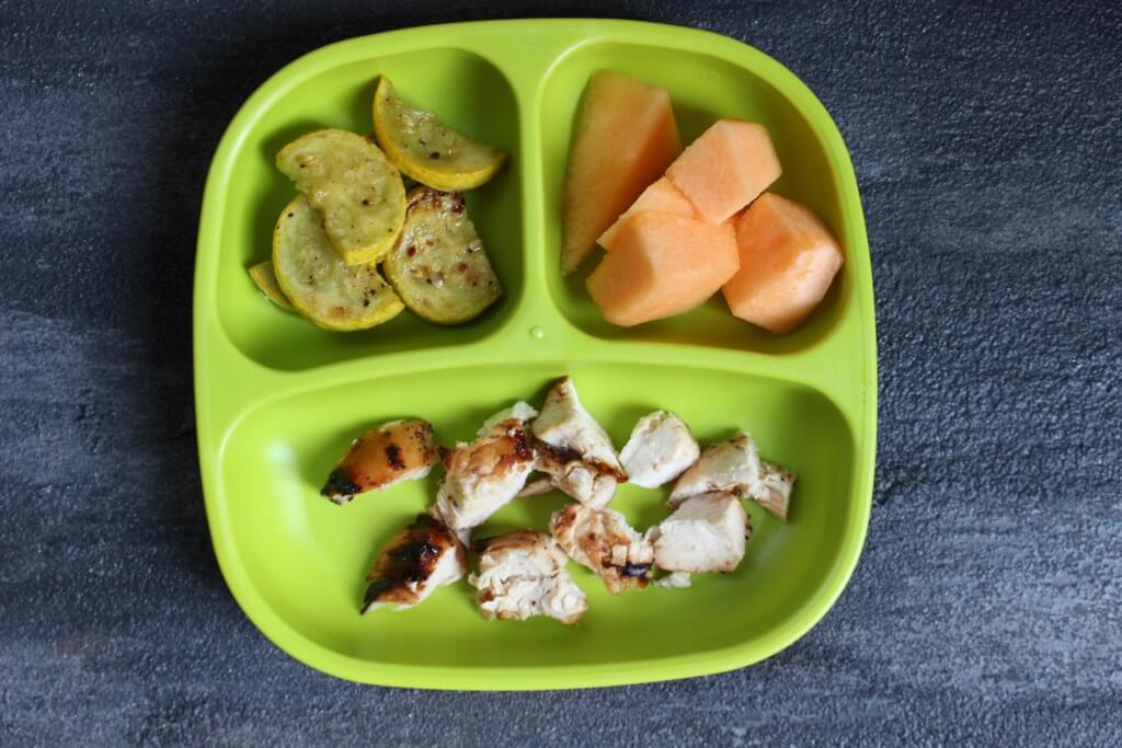 Another night we like to have despite the cooler temps is grilling night! You can't beat the simplicity of a grilled "main" dish + simple sides. 