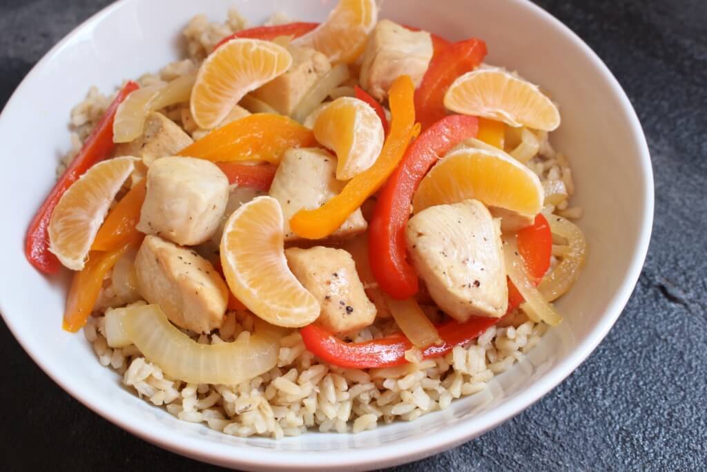 15-minute orange chicken stir-fry satisfies any craving for takeout with a healthy, light and flavorful orange sauce made from pantry staples like orange juice and soy sauce.