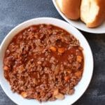 Ditch the store-bought can of sauce for these quick and easy Homemade Sloppy Joes, packed with veggies and full of flavor!