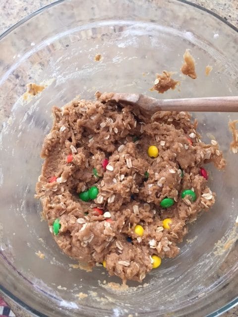 IMG_6983 - Mom to Mom Nutrition I also made a batch of chocolate chip peanut butter oatmeal cookies this week so I don't think that helped my cause much for getting little sis OUT!