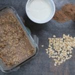 A 5-ingredient recipe for chocolate protein overnight oats makes one healthy, protein-packed recipe for breakfast or snacking!