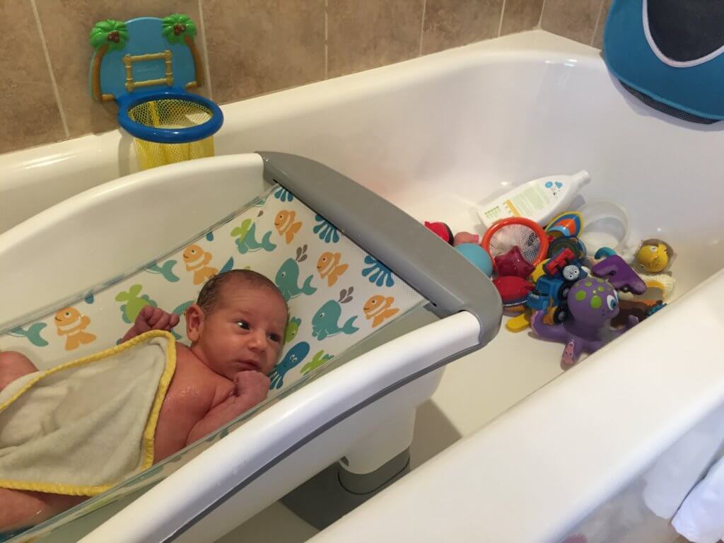 IMG_7055 - Mom to Mom Nutrition We know this one is lucky. Lily gets a bath about every other day right now.