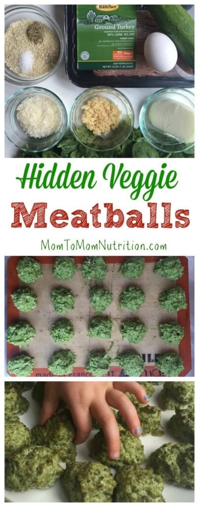 Hidden Veggie Meatballs are packed with healthy ingredients and make for a delicious lunch or dinner. Finger food, over pasta, or in a meatball sandwich, these meatballs are perfect for the whole family!