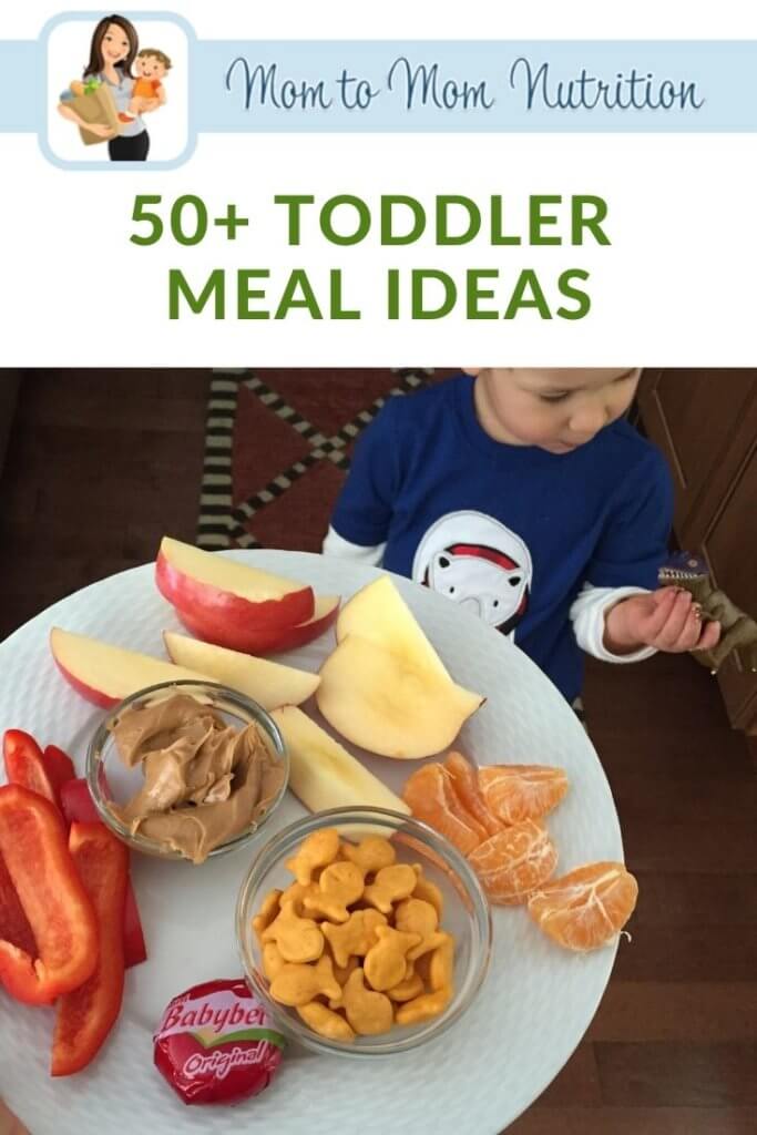 50 toddler meal ideas to help your family plan meals easier from two real-life mom dietitians. Free PDF available!