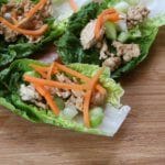 Asian Chicken Lettuce Wraps is a fresh copycat recipe, just as good as the PF Chang’s version and made in just 20 minutes at home!