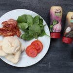 BLT Pita Pockets pack a punch of flavor for a quick and easy classic bacon, lettuce, and tomato sandwich with a simple hummus spread. Great for a quick school or work lunch!