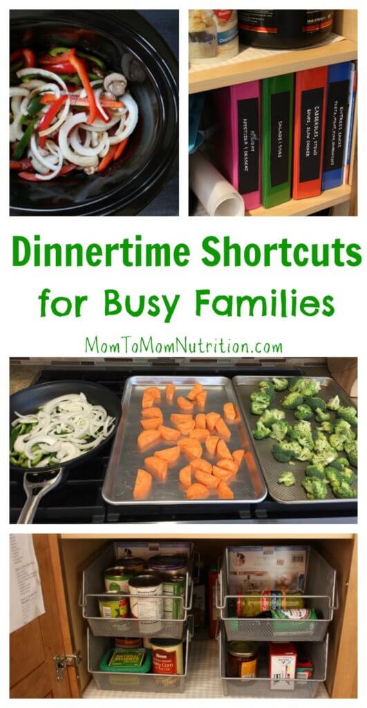 Need to get a healthy dinner on the table fast? Try one or more of these 5 dinnertime shortcuts to streamline your next family meal. 