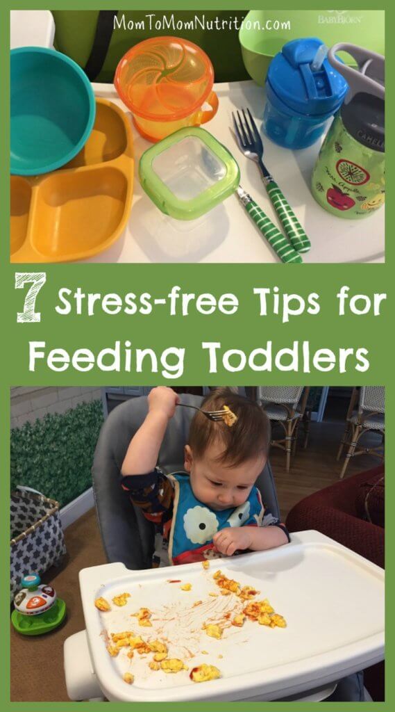 Feeding toddlers can be stressful and messy. Learn some simple feeding strategies to get your toddler to try new foods while making family mealtime fun.