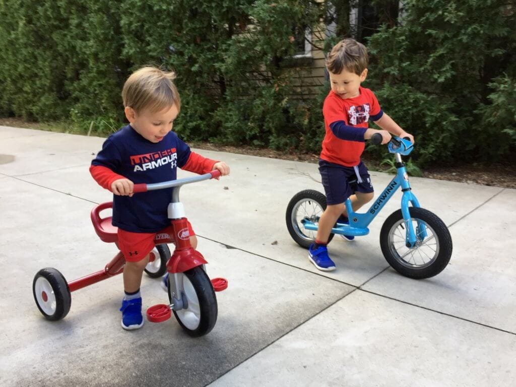 img_2338 - Mom to Mom Nutrition Don't let a slow bike ride fool you, these two are fast, and make me feel like I'm running a 100 yard dash multiple times a day!