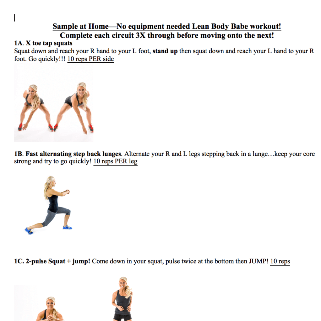 screen-shot-2016-10-05-at-9-40-29-pm - Mom to Mom Nutrition A screen-shot of one of Kelli's remote workouts. Click the link below to download your FREE copy of one of my favorites!