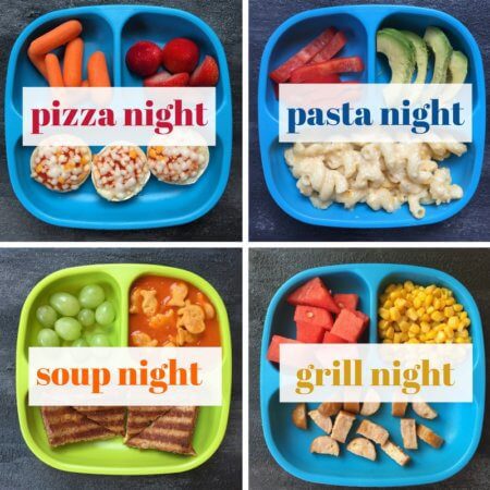 Themed dinner nights make meal planning a breeze! By designating a certain theme to each night of the week, you can keep structure to your family's meal plan!