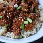 Bring out your slow cooker and pantry staple ingredients for a sweet and spicy sesame chicken thighs recipe!
